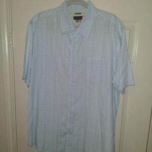 Quiksilver Light Blue Casual Button Down Shirt
